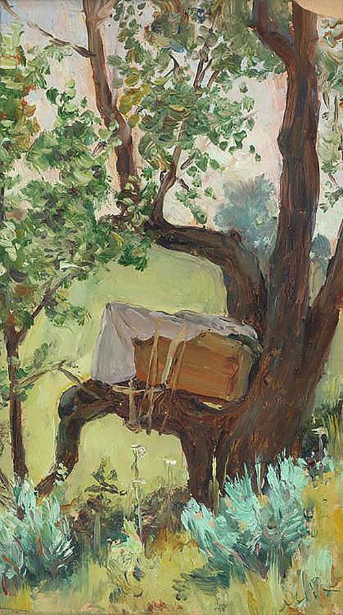 Grave of a Crow Papoose